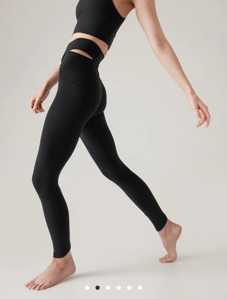 Athleta Salutation Stash Wrap Tight Size LP Large Petite