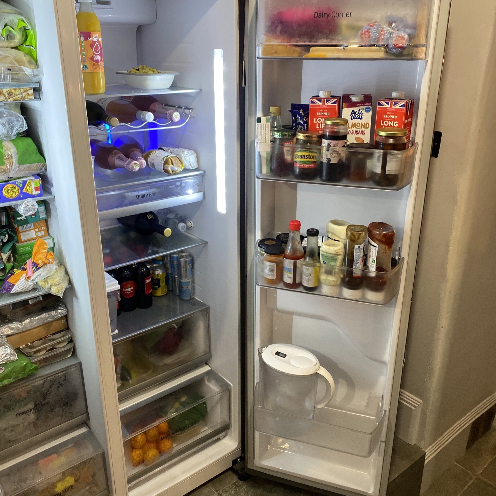 Lg American Fridge Freezer GSL961PZBV Inverter Linear Smart Non Plumbed