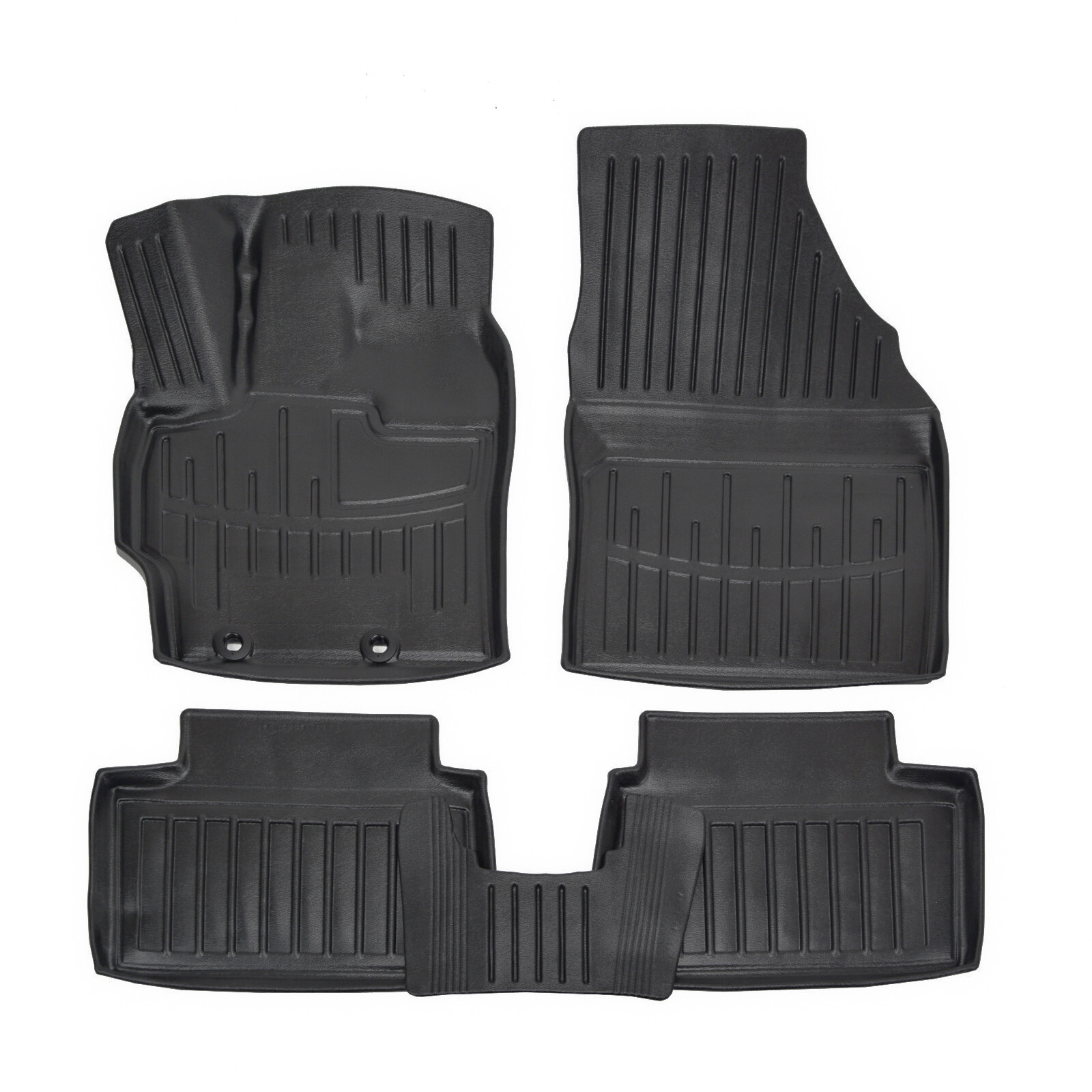 Tapis de sol caoutchouc Toyota Yaris XP21 spécial pluie et boue - Idéal trajets quotidiens 5-Pcs