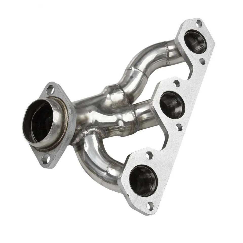 Stainless Steel Manifold Header w/Gaskets for 2007-2011 Jeep Wrangler JK 3.8L V6 - Image 4 of 4