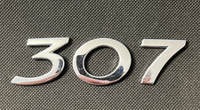 Peugeot 307 Badge Emblem Rear Boot Tailgate Logo Needs Adhesive