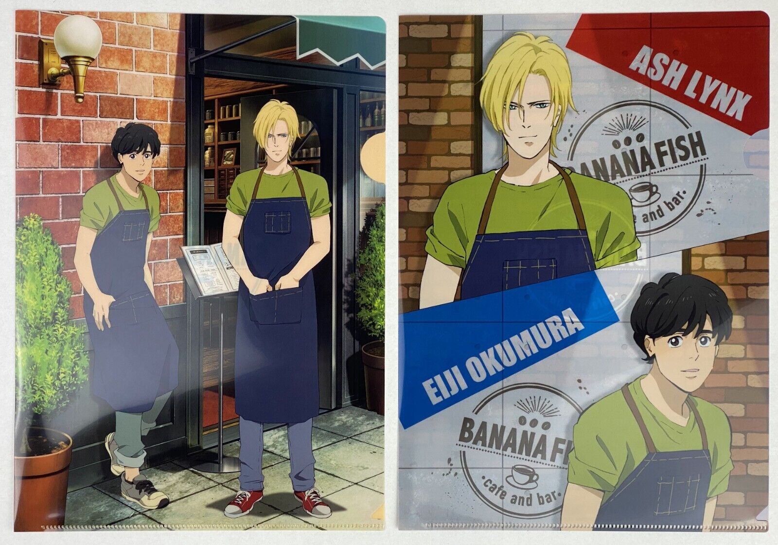 Download Ash Lynx and Eiji Okumura, the main characters in the popular anime  series, Banana Fish.