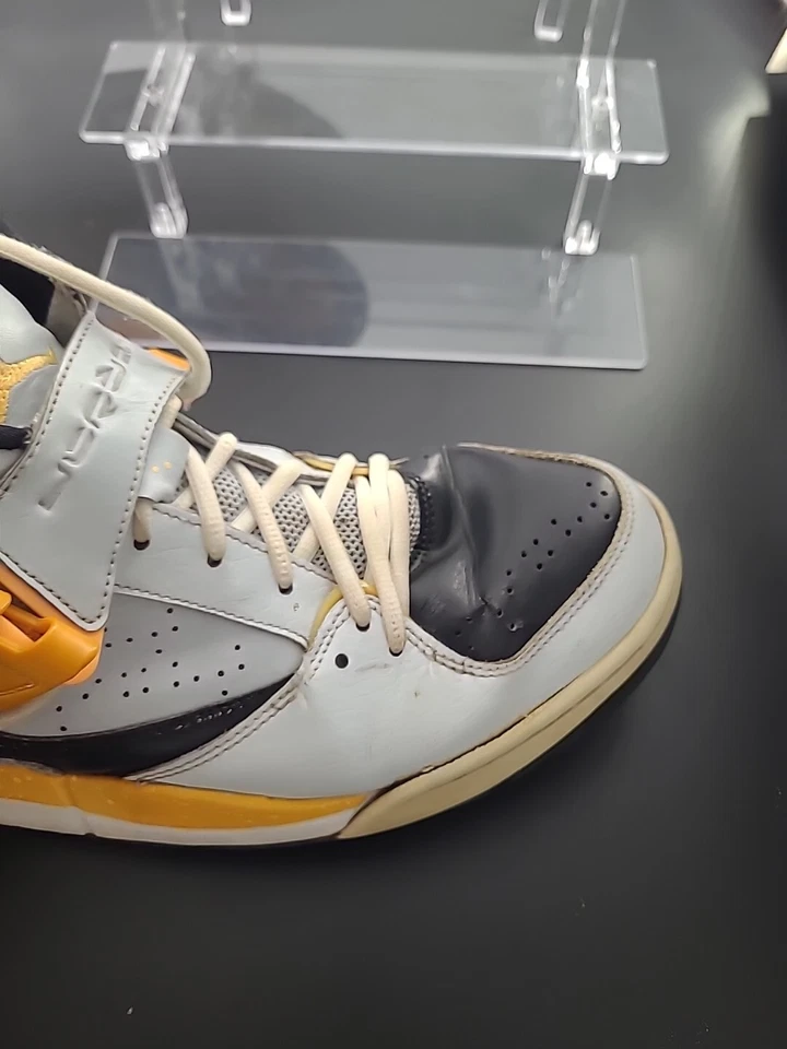 Tênis de basquete Nike Jordan flight 45 Pure Platinum Atomic manga branco tamanho 11 - Imagem 4 de 4