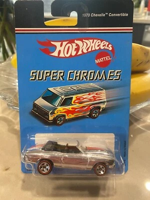 2006 Hot Wheels Super Chromes 1970 Chevy Chevelle Convertible Chrome RL5SP - Photo 1/2