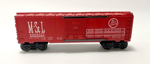 SCARCE Postwar Lionel 6464-525 Minneapolis & St. Louis Boxcar Gray Shell C10 - Picture 4 of 18