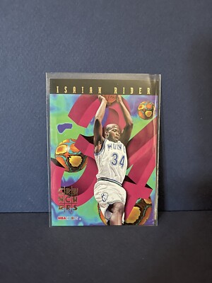 Isaiah Rider 1995 NBA Hoops Crunchers SkyBox #21 Of 25 Minnesota ...