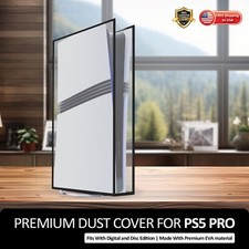 PS5 Pro Transparent Vertical Dust Cover Premium EVA Material Case For SONY US