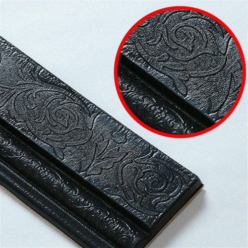 2.3M Self Adhesive Wall Skirting Border 3D Floral Pattern Wallpaper Craft Modern - Bild 9 von 18