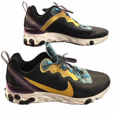 Nike React Element 55 Premium Mineral Cyan Running Men s Size 8 CI9593-002