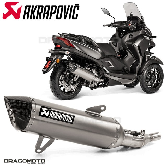 YAMAHA TRICITY 300 2020 Pot échappement AKRAPOVIC S-Y3SO2-HRSS