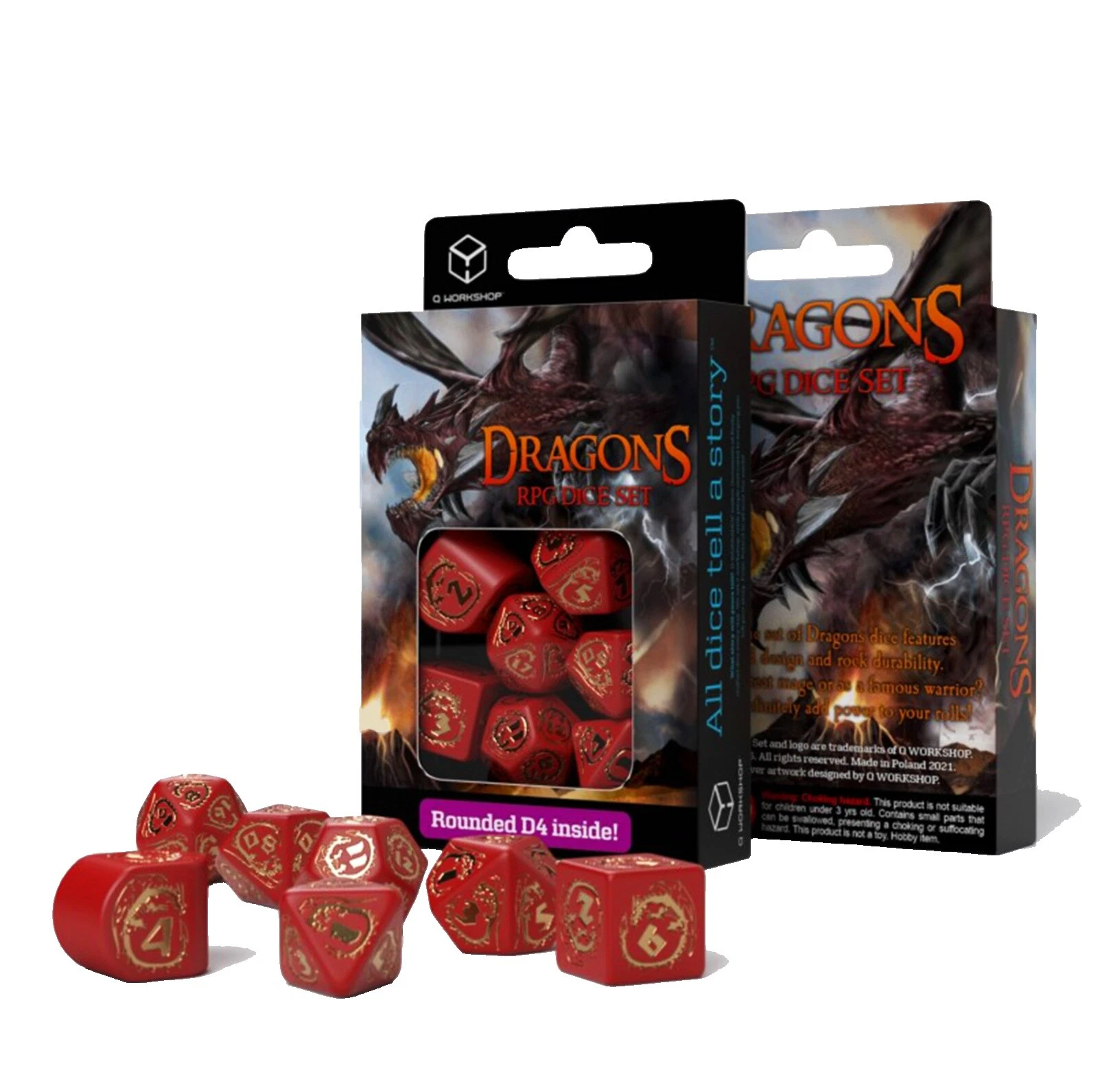 Q-workshop Dungeons & Dragons Juego piezas y piezas