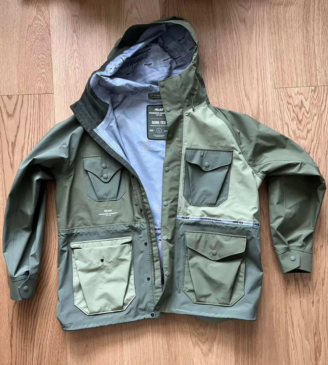 palace x engineered garments gore tex field parka