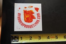A-FRAME PRODUCTIONS Surfing Films MISC SURF MEDIA Vintage Surfing STICKER