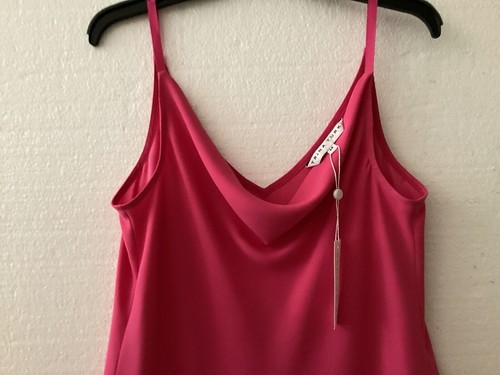 TRINA TURK Pink Buffett Tank Top w/ Fringe Sz M $168 NWT - Picture 4 of 9