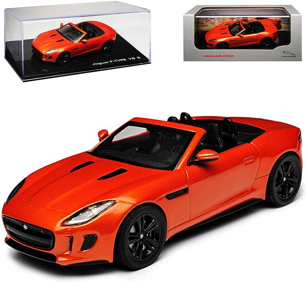 Jaguar F-TYPE V8 S 2013 Sportwagen Orange 1:43 Metall Modell IXO 50JDCAFTV8-image