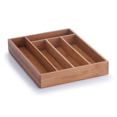Zeller Besteckkasten Bambus 34 x 26 x 5 cm