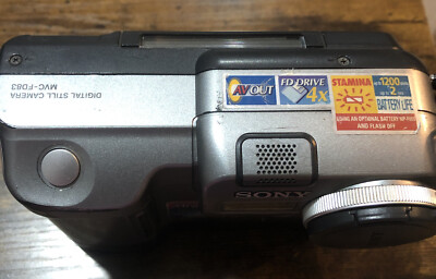 Sony Mavica MVC-FD83 0.9MP Digital Camera - Silver (MVCFD83) for