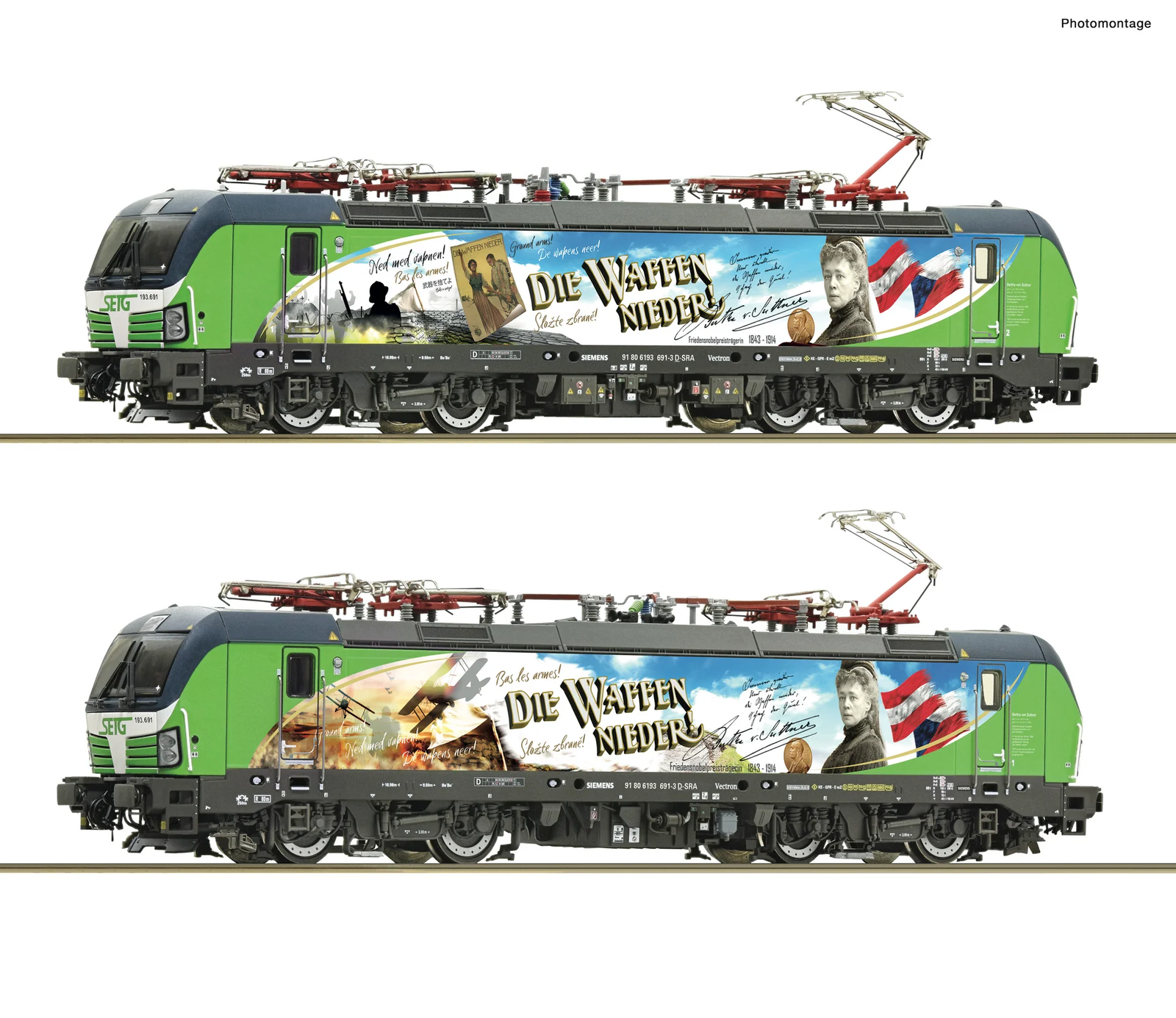 Roco 71991 HO Gauge SETG BR193 691-3 Electric Locomotive VI