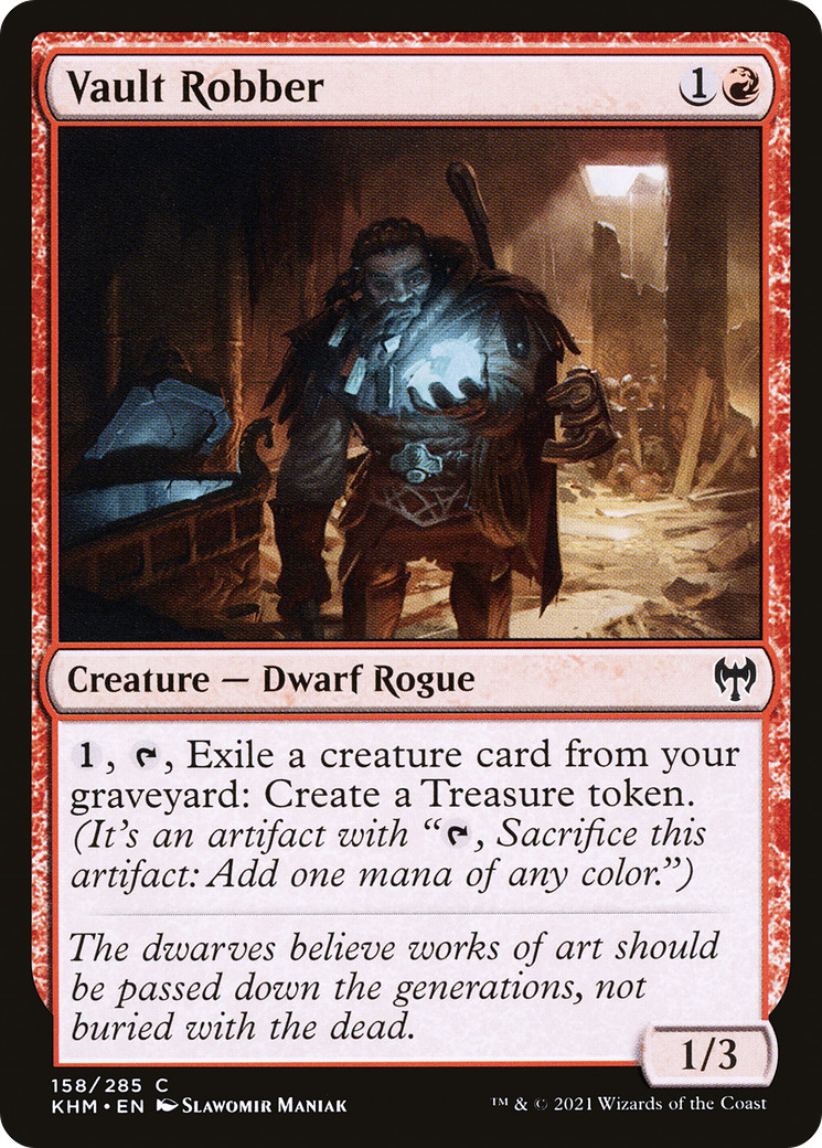 x4 Vault Robber KHM MTG Kaldheim 158/285 COMMON M/NM 4x