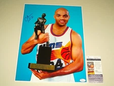 Charles Barkley Hand Signed 12x16 Photo JSA #J50724 Authenticated NBA Basketball
