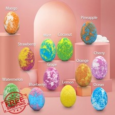 Easter Bath Bombs for Kids, 12pk, Dino Egg Surprise Toys