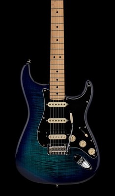 Fender LTD Player Stratocaster HSS Plus Top (2021) - Blue Burst #67114
