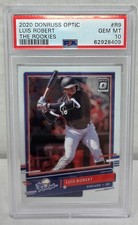 2020 Donruss Optic The Rookies LUIS ROBERT RC ROOKIE CARD PSA 10 GEM MINT