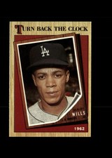 Maury Wills TBC : 1987 Topps TIFFANY Baseball Card #315 : Los Angeles Dodgers