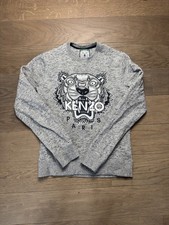 Kenzo Sweatshirt Mit Tiger-Strickerei. Gr. S/M
