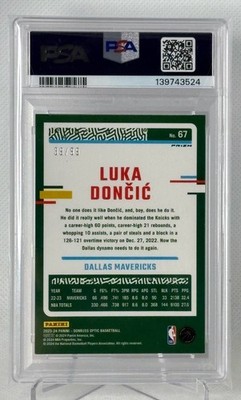 2023 DONRUSS OPTIC - #67 LUKA DONCIC RED & GOLD INTERNATIONAL /99