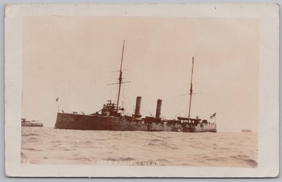 HMS PROMETHEUS Pelorus Klasse geschützter Kreuzer RP Postkarte