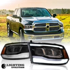 LED Headlights For 2009-2018 Dodge RAM 1500 2500 3500/1500 Classic 2019-2021