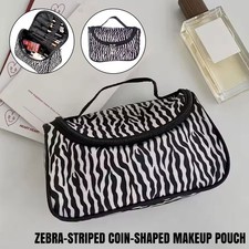Bolsa de cosméticos de maquillaje portátil para damas Bolso de mano para artículos de tocador Estuche de viaje Bolsa de almacenamiento