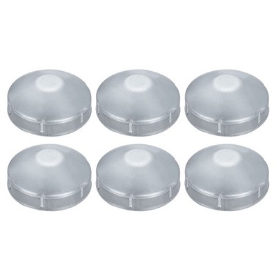 6Pcs Chain Link Fence Post Cap, Dome External Post Caps Fit 3'' OD Pipe