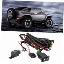 Fog Light Switch Wiring Kit, 12V Universal Car LED Fog Light On/Off Switch