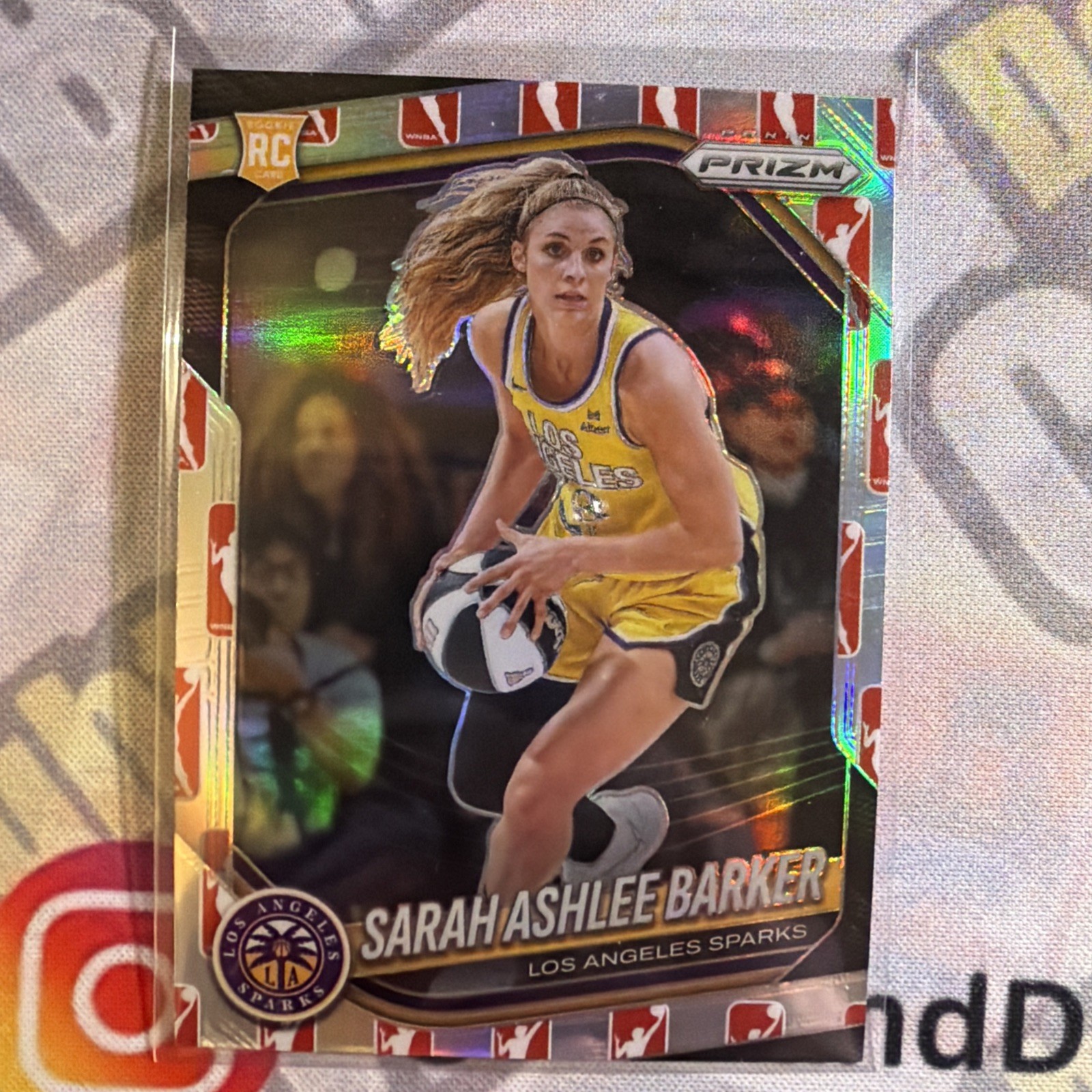 2025 Panini WNBA Prizm - Sarah Ashlee Barker WNBA Logo Prizm #31