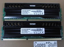 Patriot Viper PV316G160C0K DDR3 PC3-12800u LOT 2 x 8GB 16GB Memory
