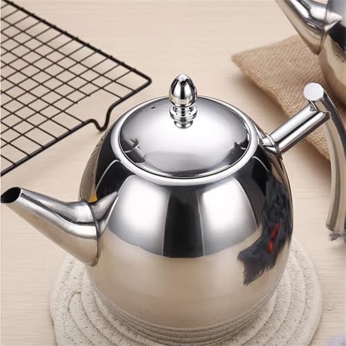 Kettles,stainless Steel Teapot Coffee Pot Kettle Stovetop Wh