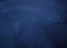 1/2 Yard Solid Blue Cotton Blend Fabric 18" X 44"