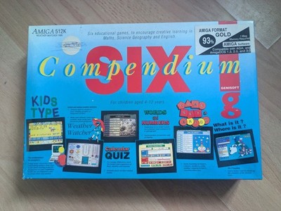 Compendium Six Genisoft Commodore Amiga Six Games