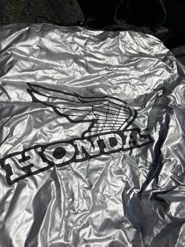 2- OEM Honda Vintage Canvas Saddlebags With Silver OEM Saddlebag Covers - Picture 17 of 19