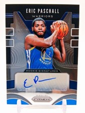 2019-20 Panini Prizm #RS-EPS Eric Paschall Rookie Signatures Prizms Choice