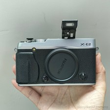 Fujifilm X-E2 16.3 MP Mirrorless Digital Camera Body Silver Test Working English