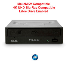 Internal Blu-Ray Drive Writer Makemkv Uhd 4k libredrive Pioneer Bdr-208m