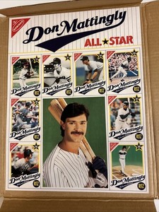 1989 Nabisco Ritz DON MATTINGLY Yankees Uncut Baseball Card 10x14 (1)-Sheet