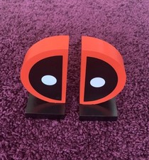 Image of Marvel Deadpool Logo Bookends From The All Killer No Filler Deadpool Collection
