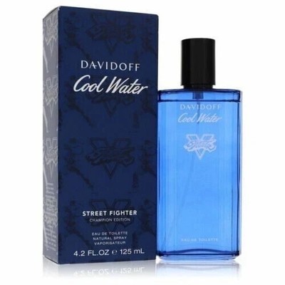 Cool Water Street Fighter by Davidoff 4.2oz-125ml EDT Spray For Men New & Sealed