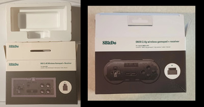 EMPTY BOXES FOR - 8Bitdo N30 & SN30 2.4G Wireless Gamepads - NO CONTROLLERS