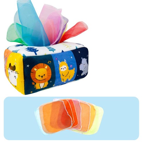 Montessori Toys Magic Tissue Box Baby Educational Learning Activity Sensory Toy - Picture 8 of 13