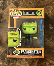 GUILLERMO DEL TORO SIGNED AUTOGRAPH FRANKENSTEIN FUNKO POP PROOF